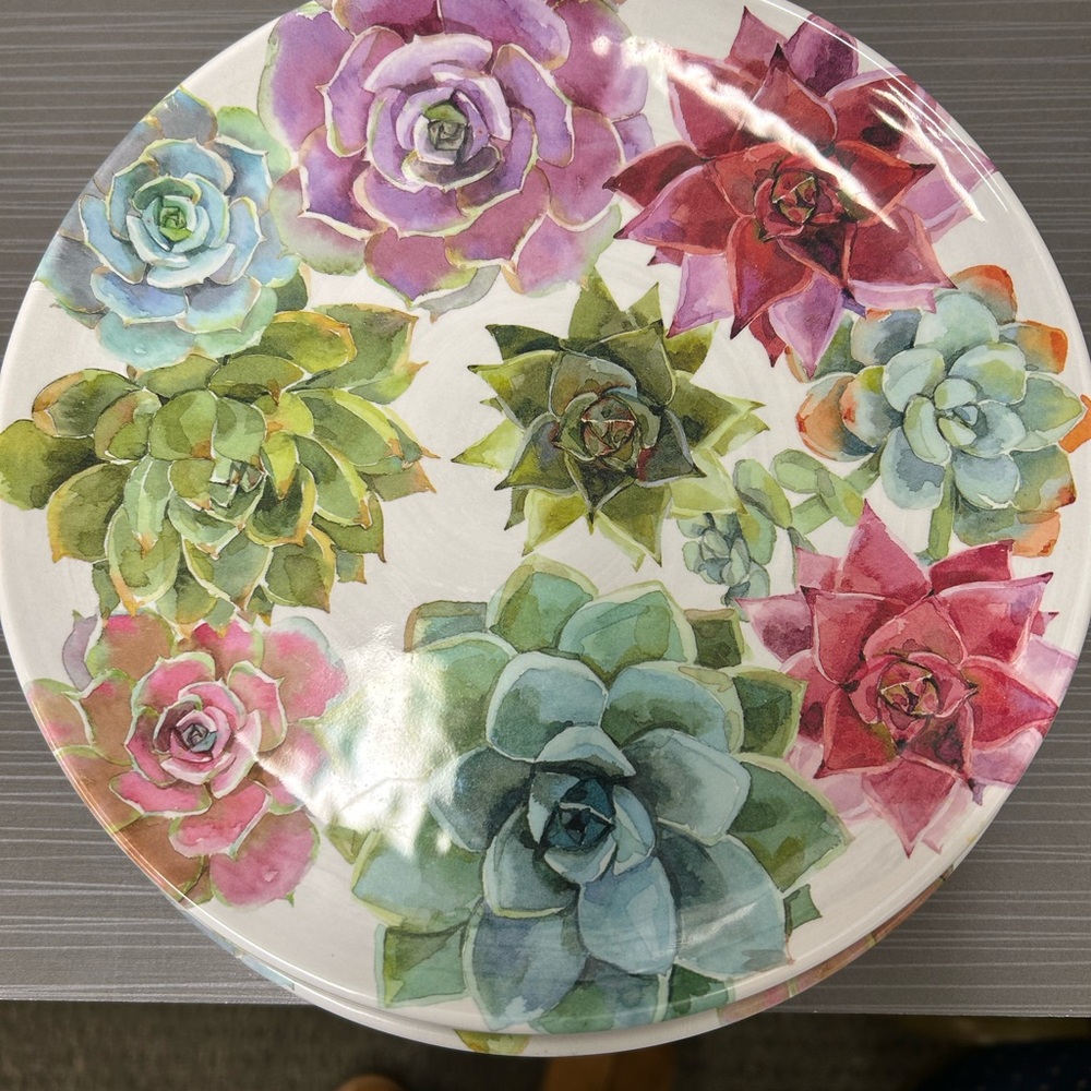 Better Homes And Gardens White Melamine Plate